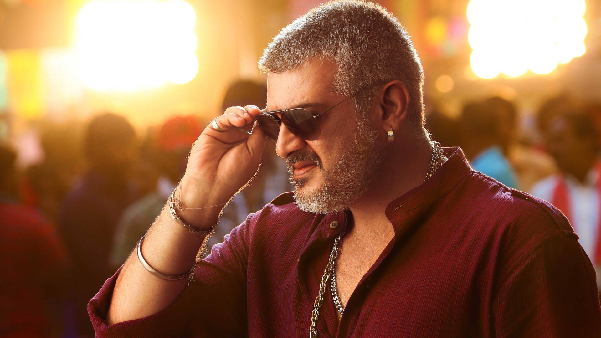 A Stunning High Definition Shot Of The Renowned Actor, Ajith Kumar.