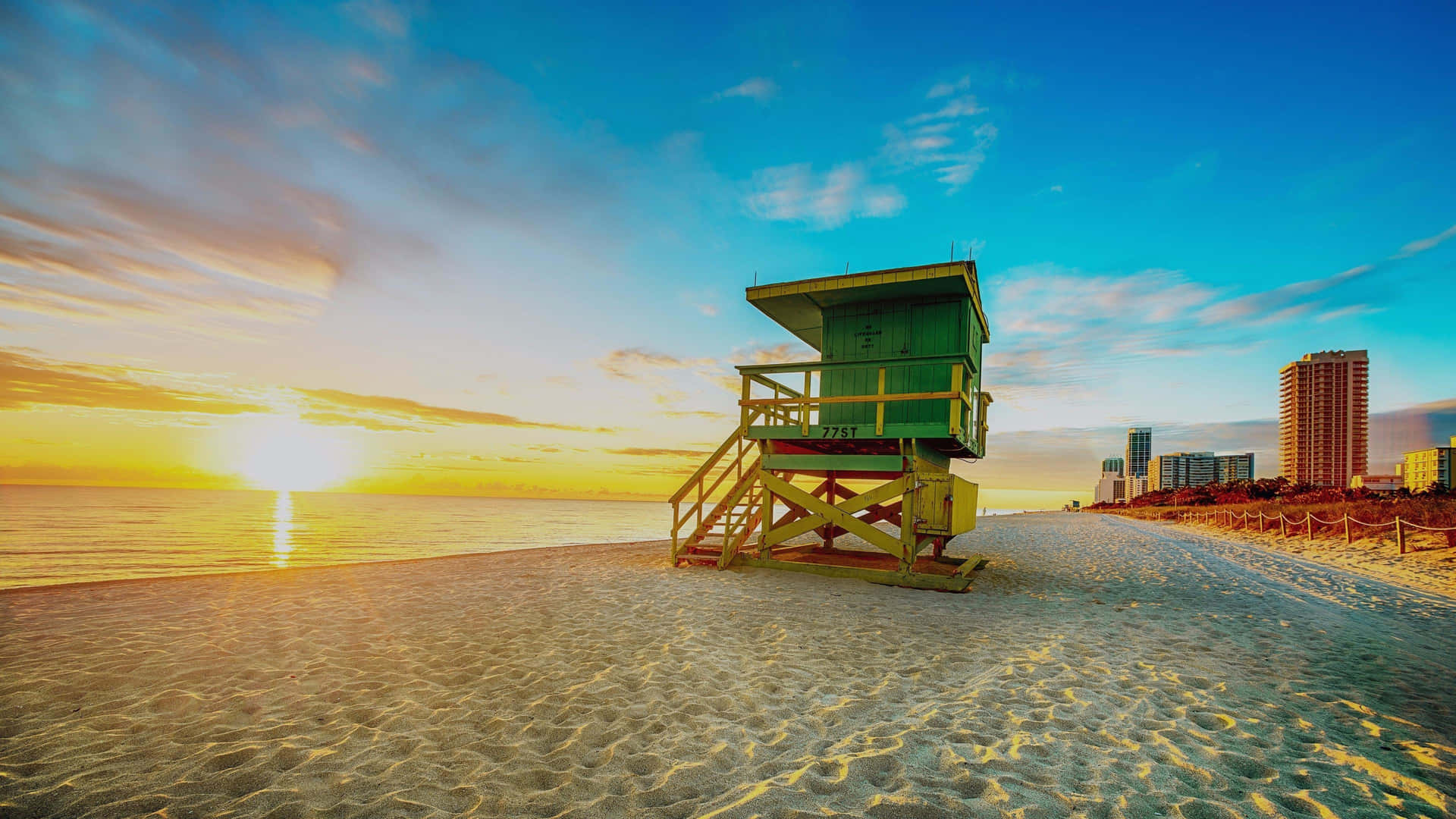 A Stunning Landscape Of Miami's Cityscape