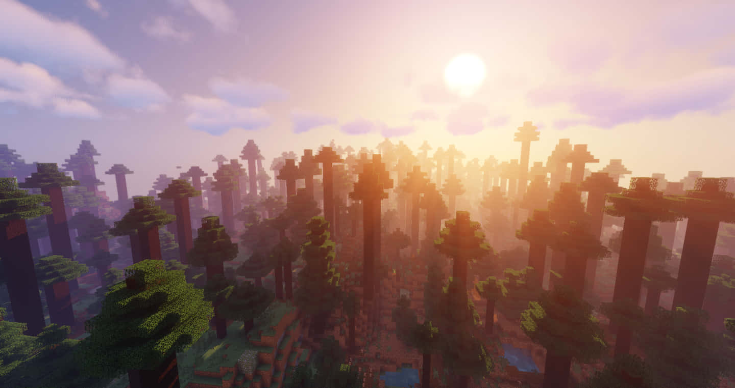 A Stunning Minecraft Sunset