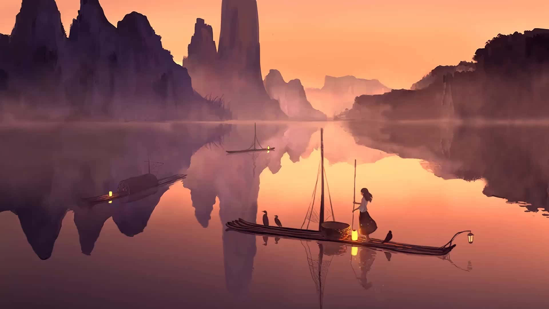 A Stunning Snapshot Of Utah’s Majestic Serenity Lake. Background