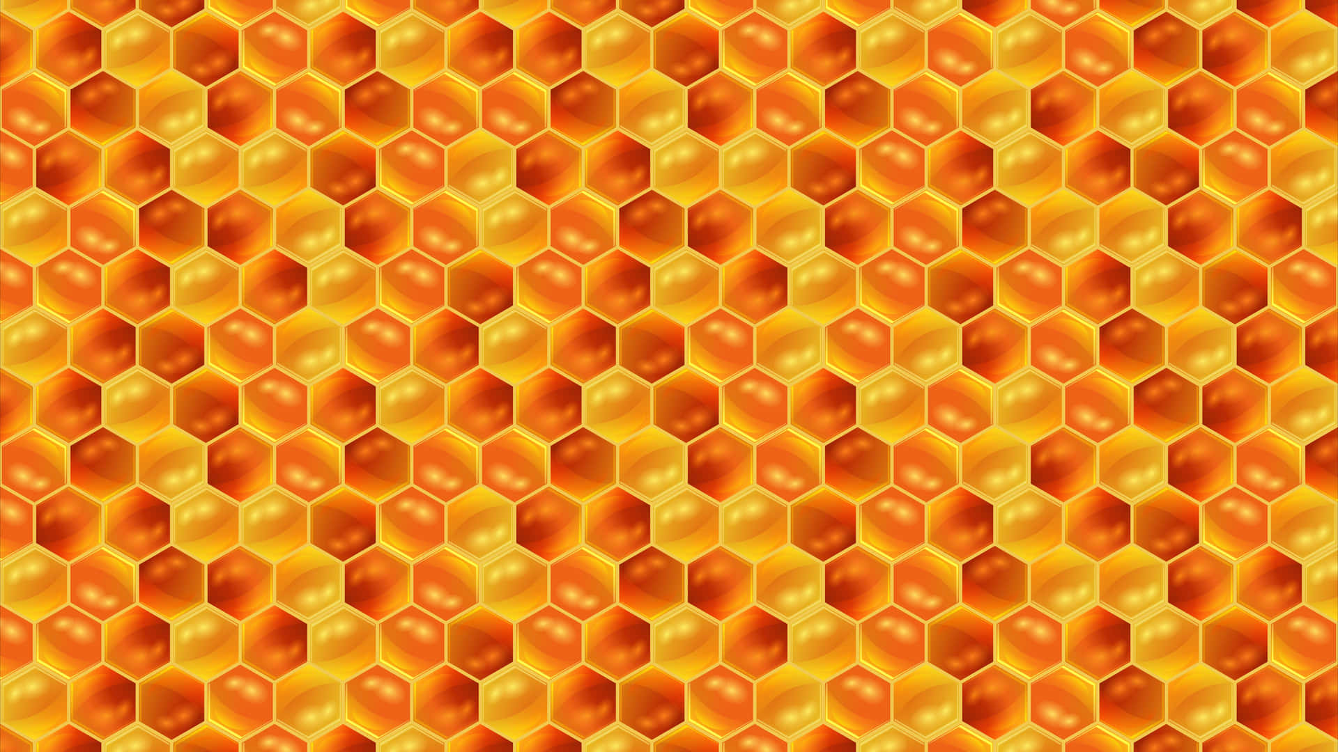 A Stunning, Super-high Resolution Picture Of A Vibrant Blue Hexagon Surrounded By Pink, Orange And Yellow Rings. Background