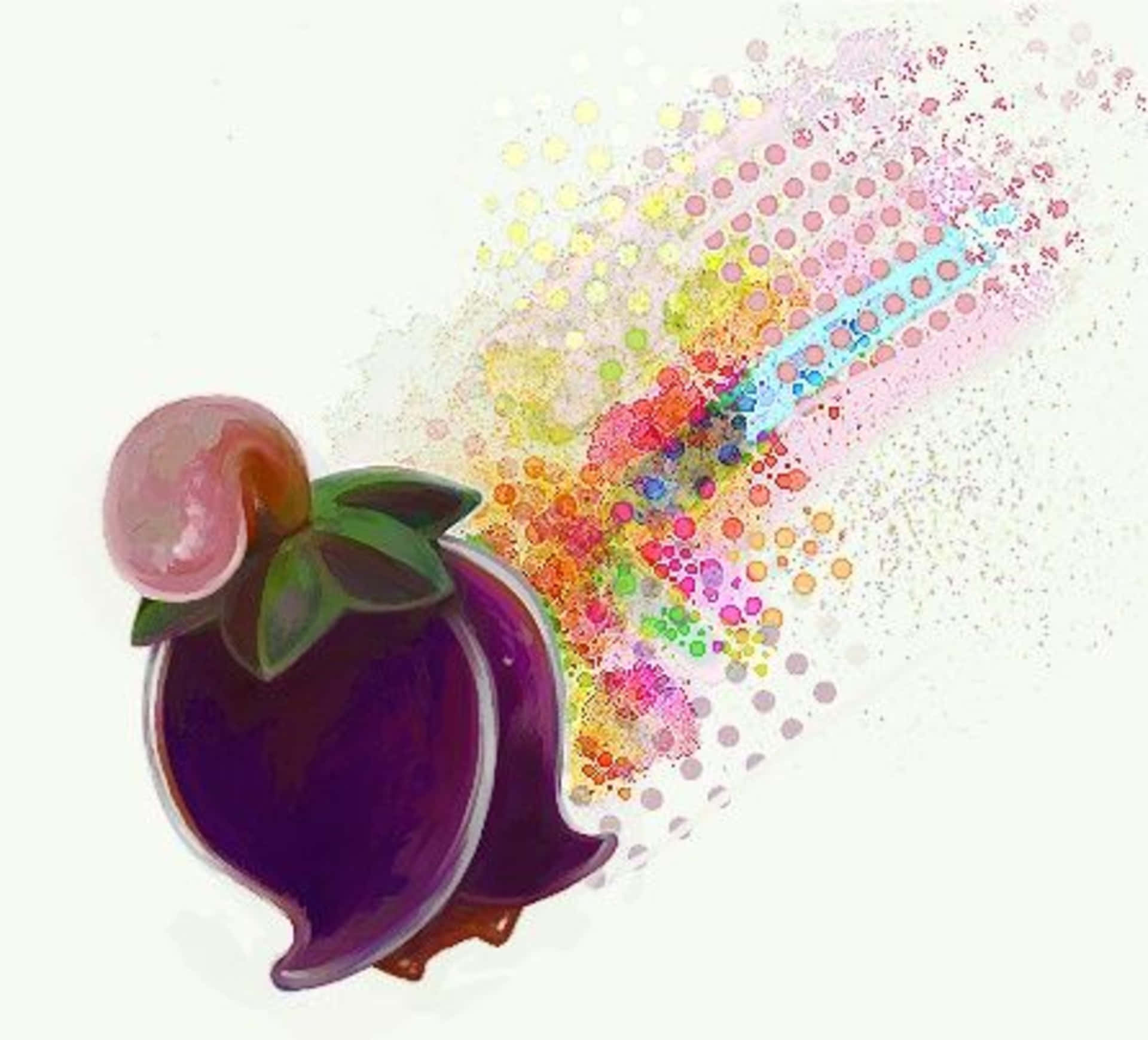 A Sunny Cherrim Appears On An Overcast Day