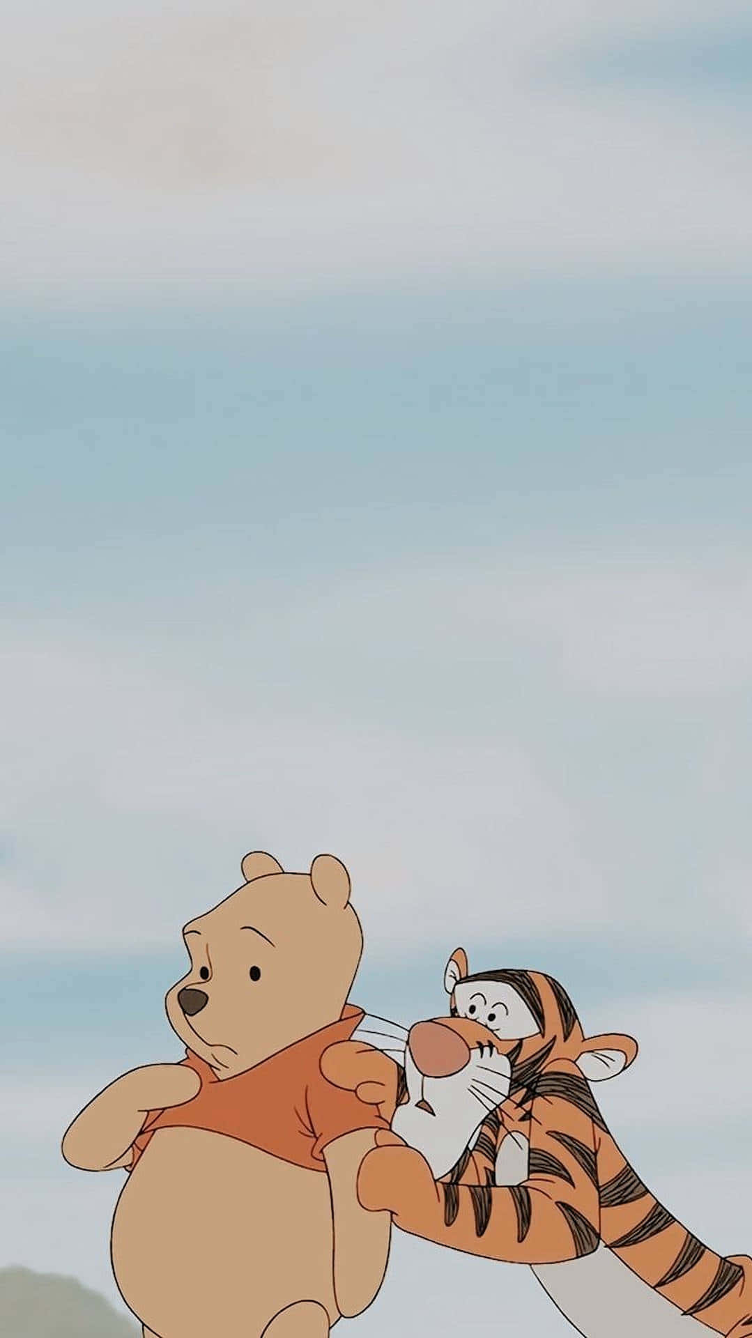 A Sunshine Day With Winnie The Pooh Background