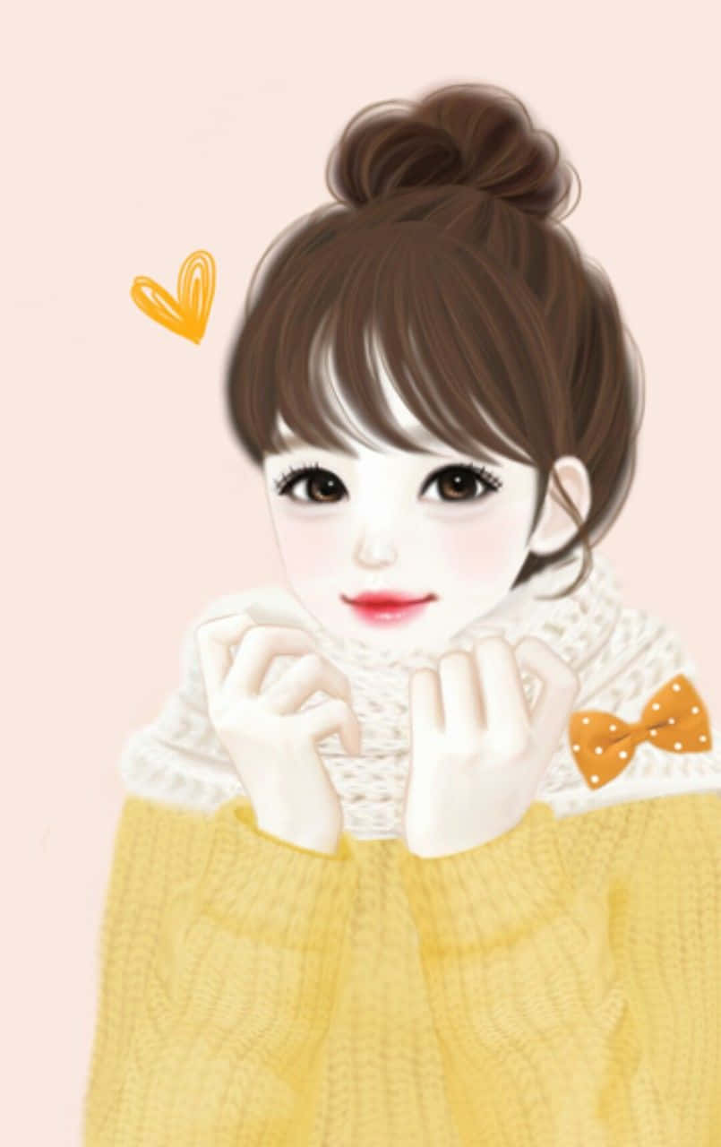 A Sweet And Charming Smile Background