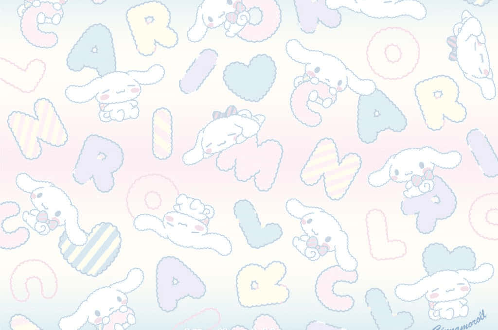 A Sweet And Stylish Cinnamoroll Laptop Background