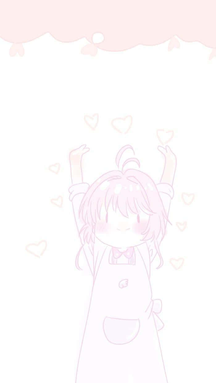 A Sweet Dream Of Kawaii Anime Aesthetic Background