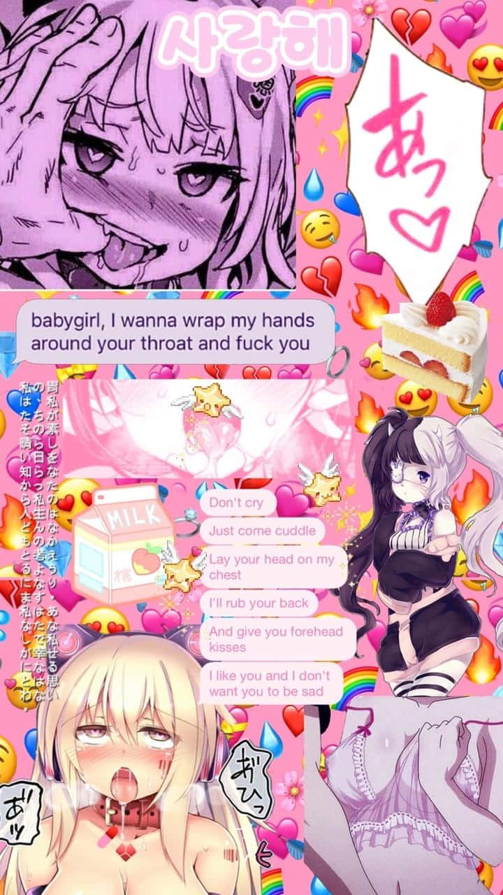 A Sweet, Kawaii Anime Aesthetic That Will Make Your Heart Smile. Background