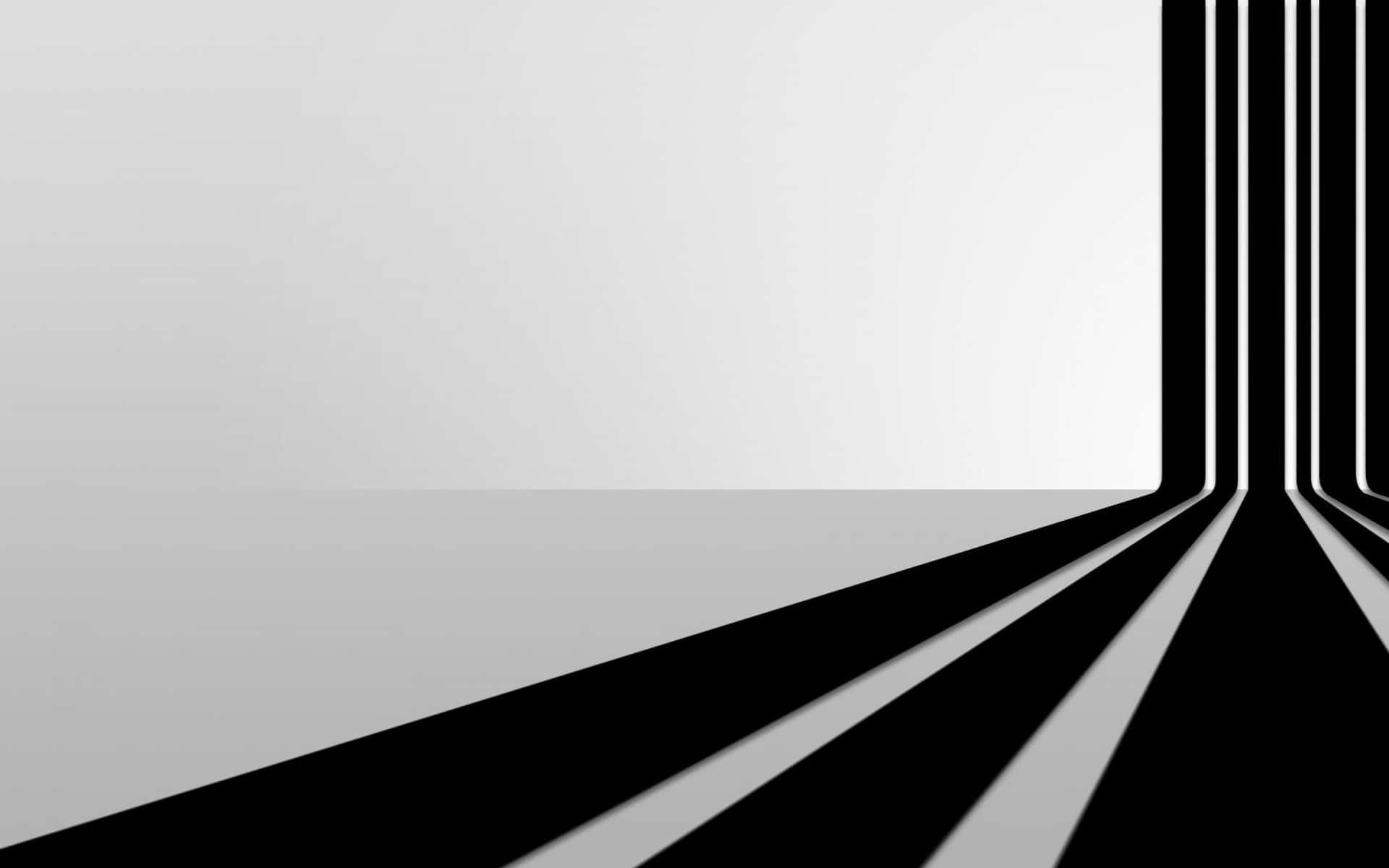 A Symmetrical Balance Of Half Black And Half White On A Backdrop. Background