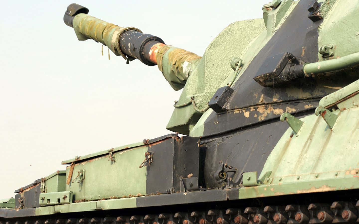 A Tank With A Gun On It