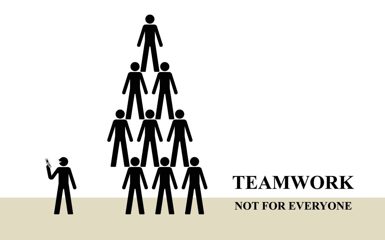 A Team Building A Human Pyramid Background