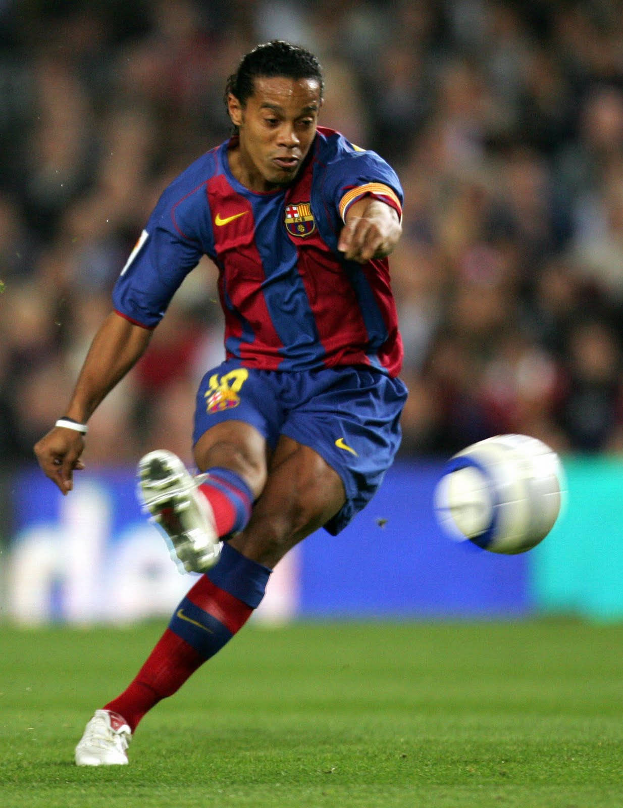 A Team Of Talented Soccer Players Taking Part In A Match. Background