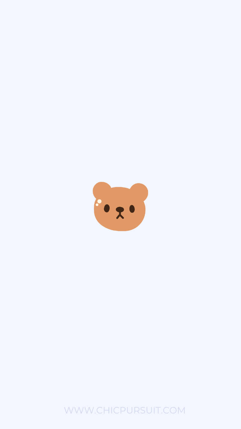 A Teddy Bear With A Sad Face Background