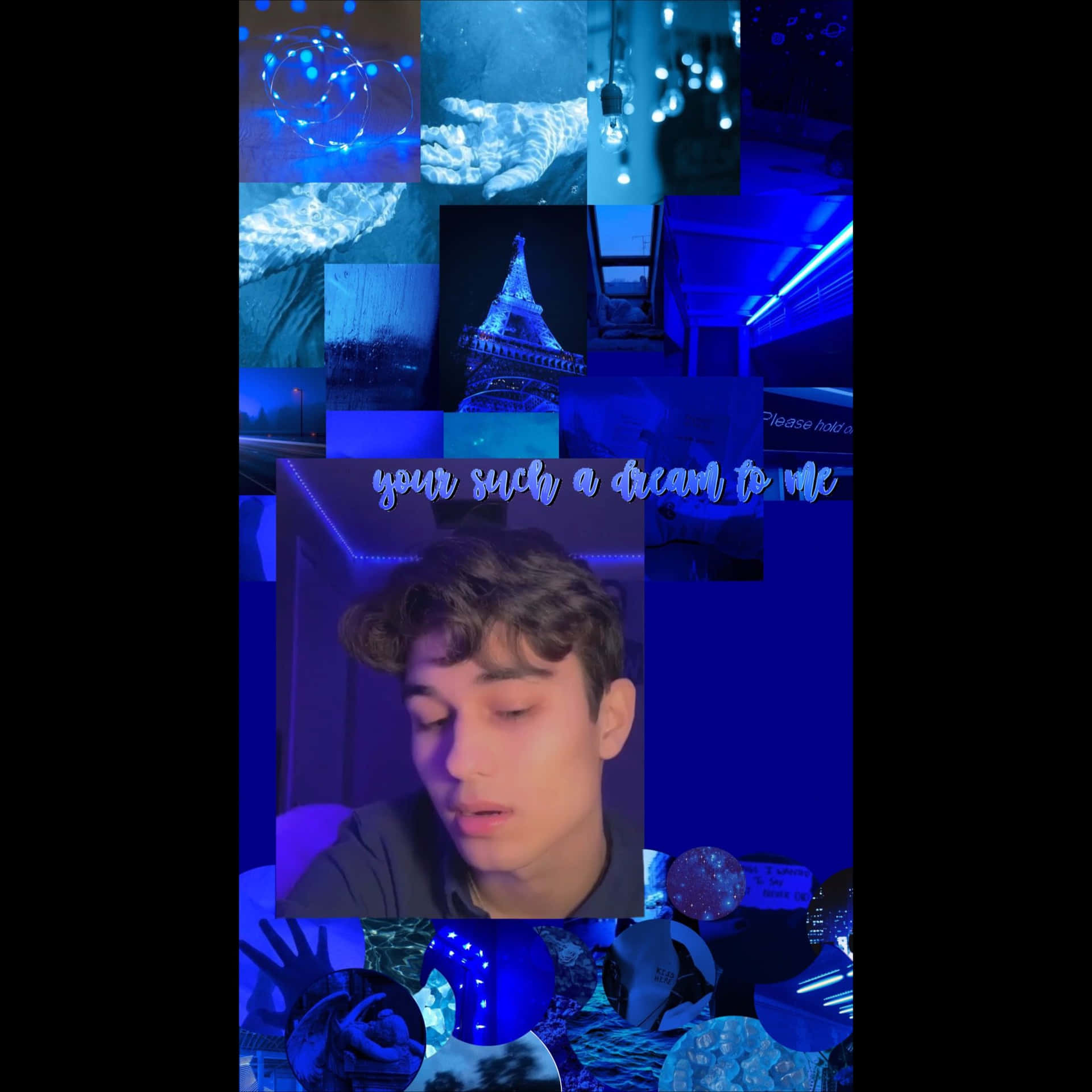 A Teenage Boy Smiling At A Scenic Lake.