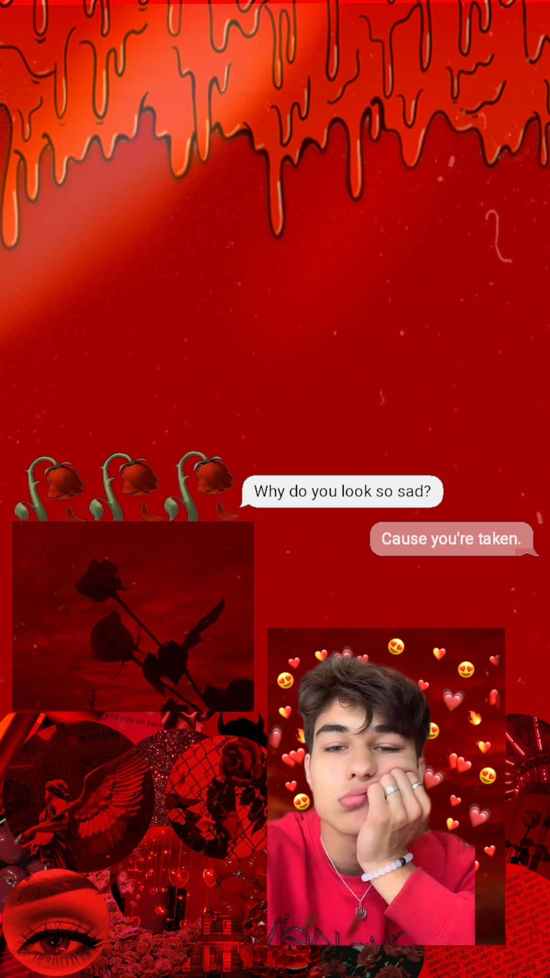 A Teenage Boy With Effortless, Casual Aesthetic Background