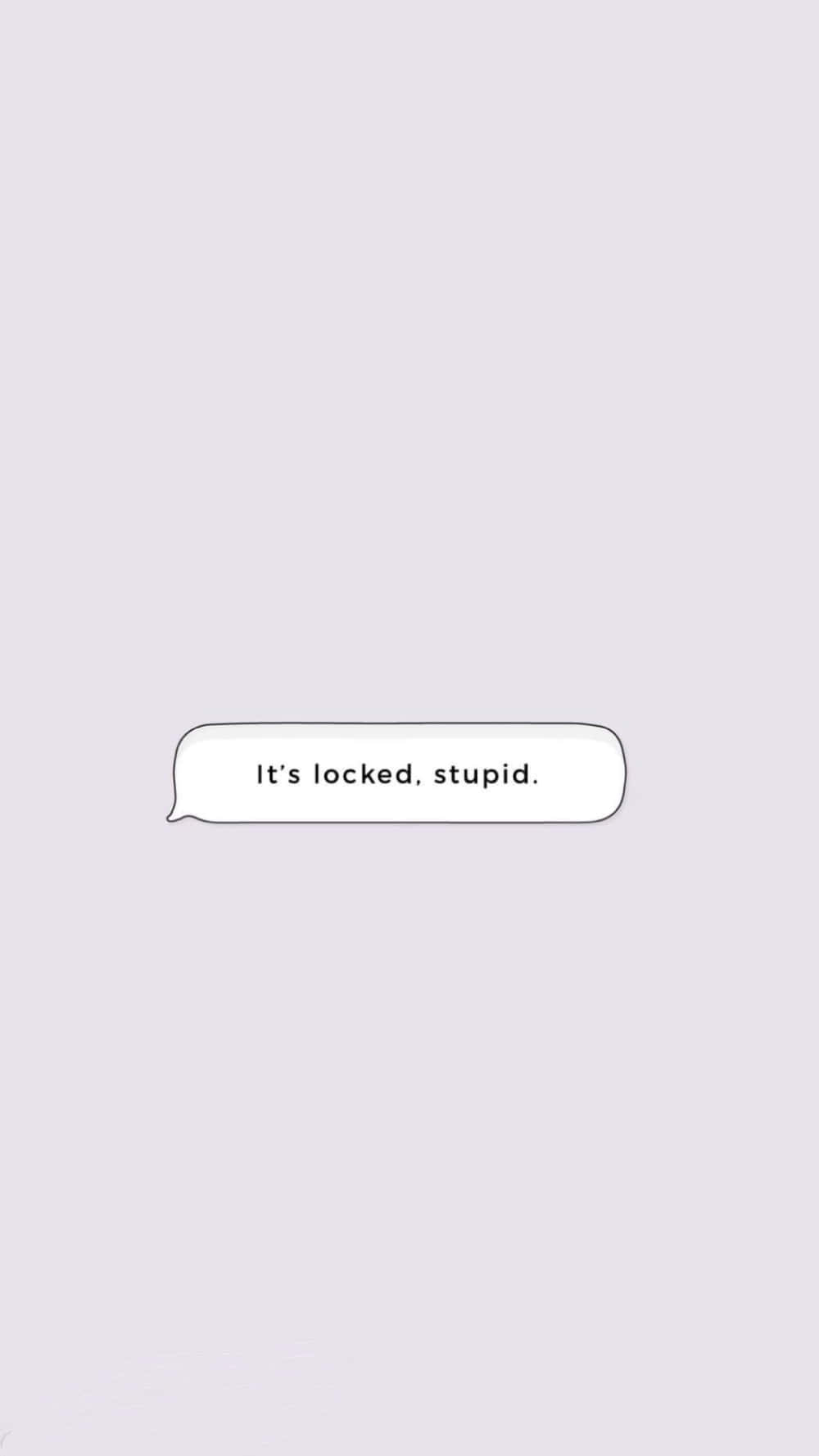 A Text Bubble With The Words'it's Facebook Stupid' Background