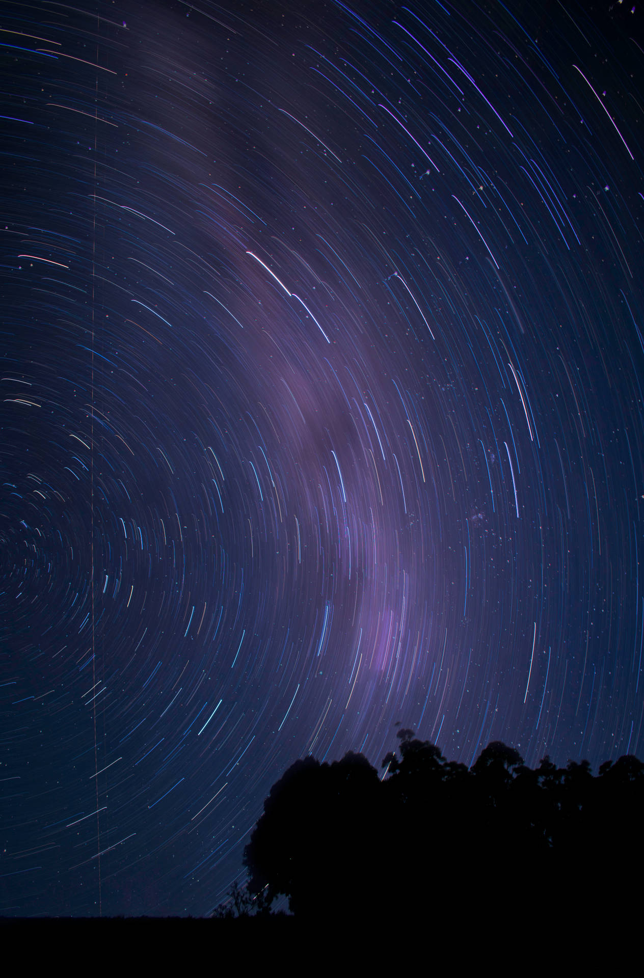 A Time-lapse Of The Incredible Star-filled Galaxy Background