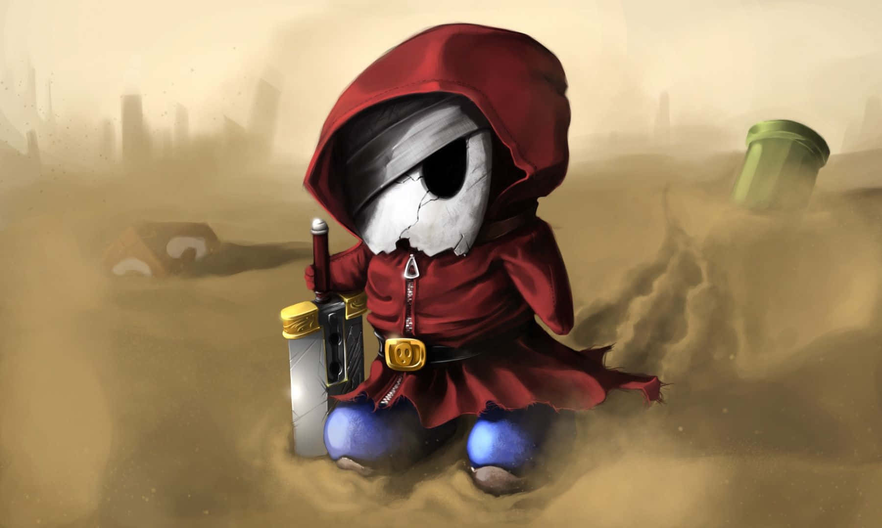 A Timid Man Looking Unsure After An Injury