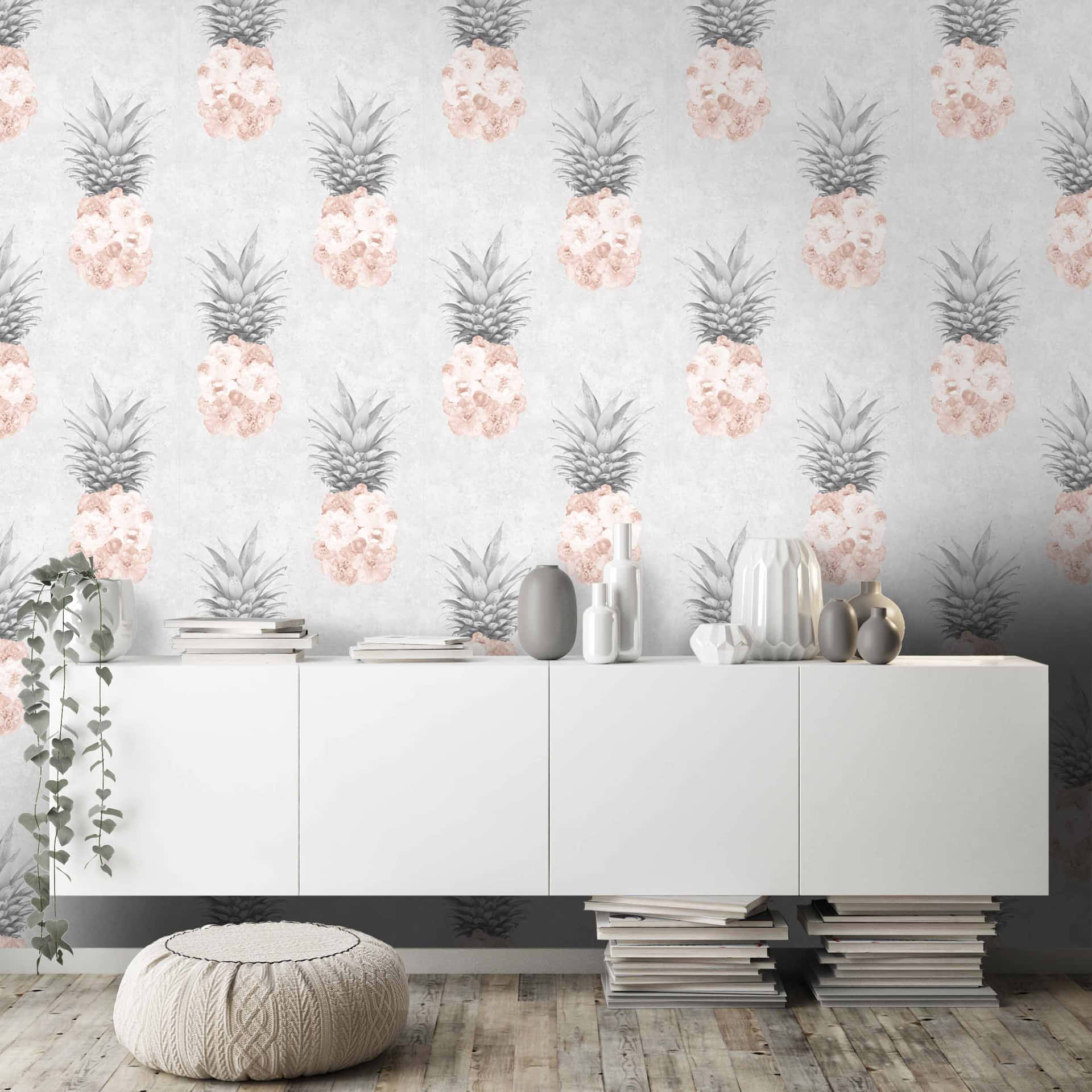 A Tranquil Blend Of Grey And Pink Background