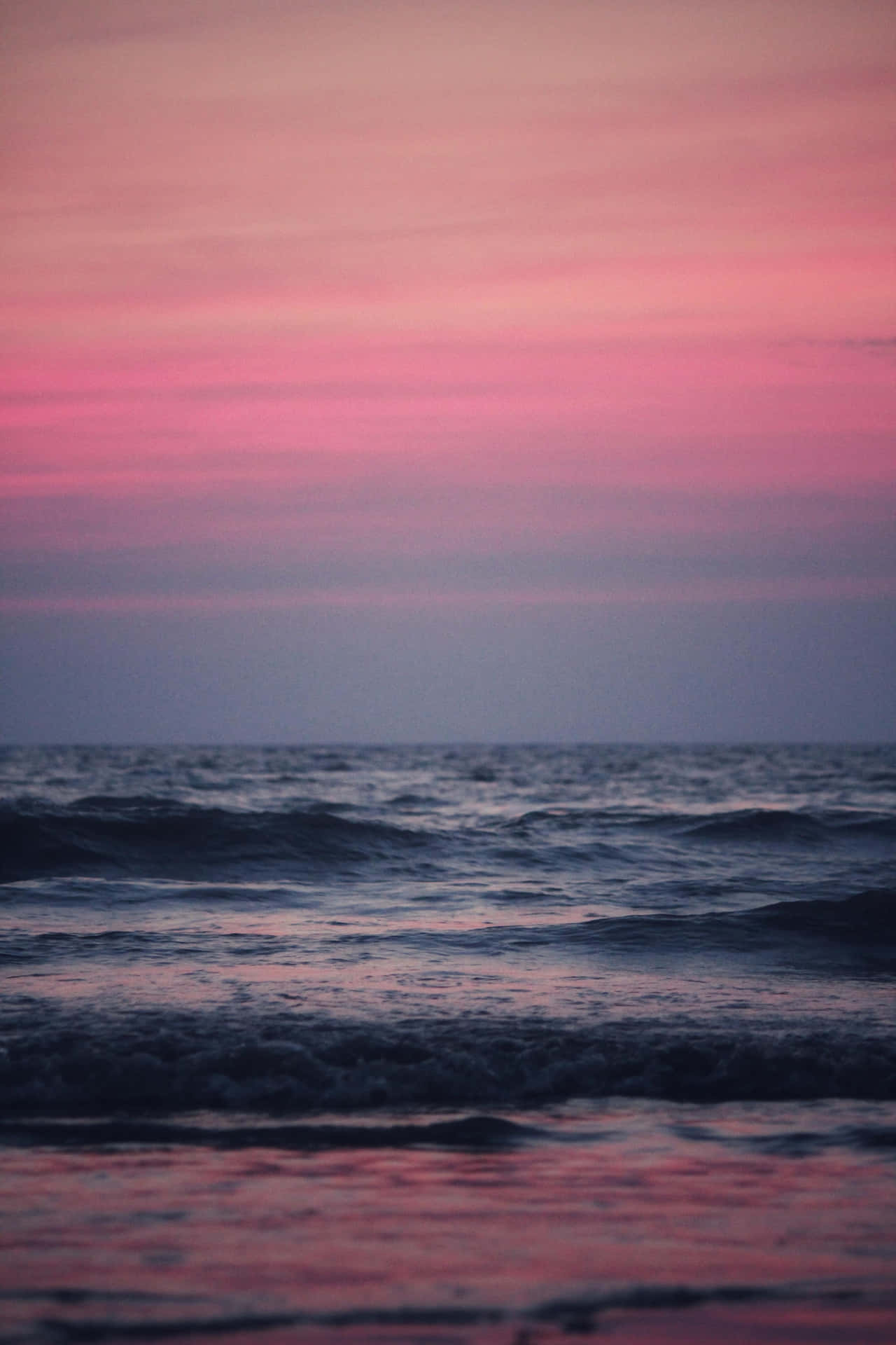 A Tranquil Blue Beach Sky Background