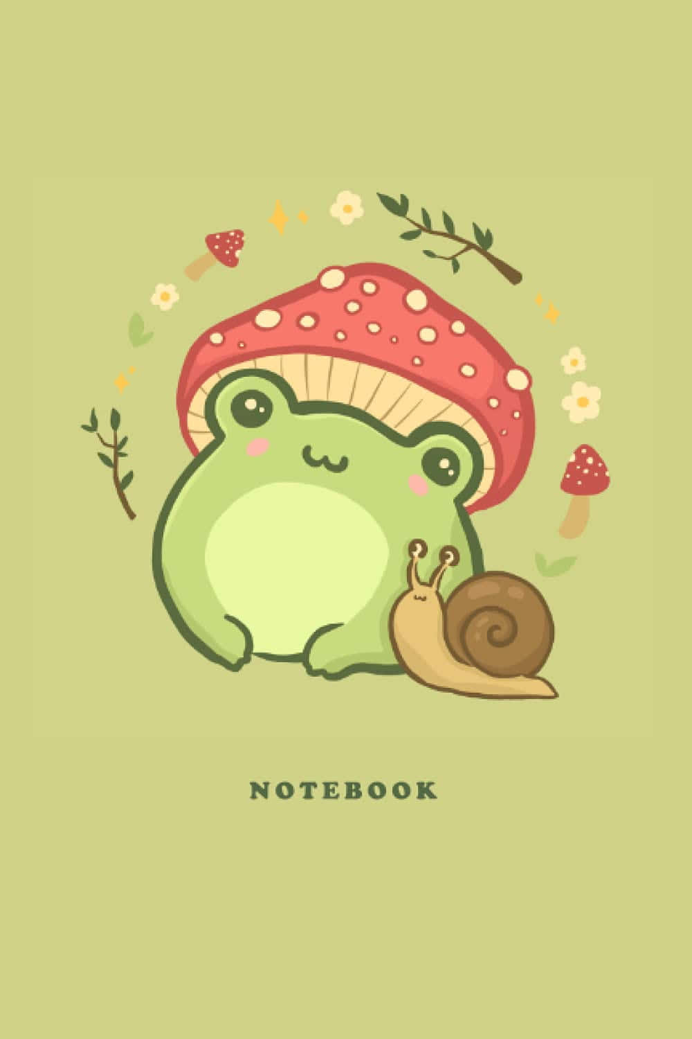 A Tranquil Nature's Retreat With A Charming Frog Background