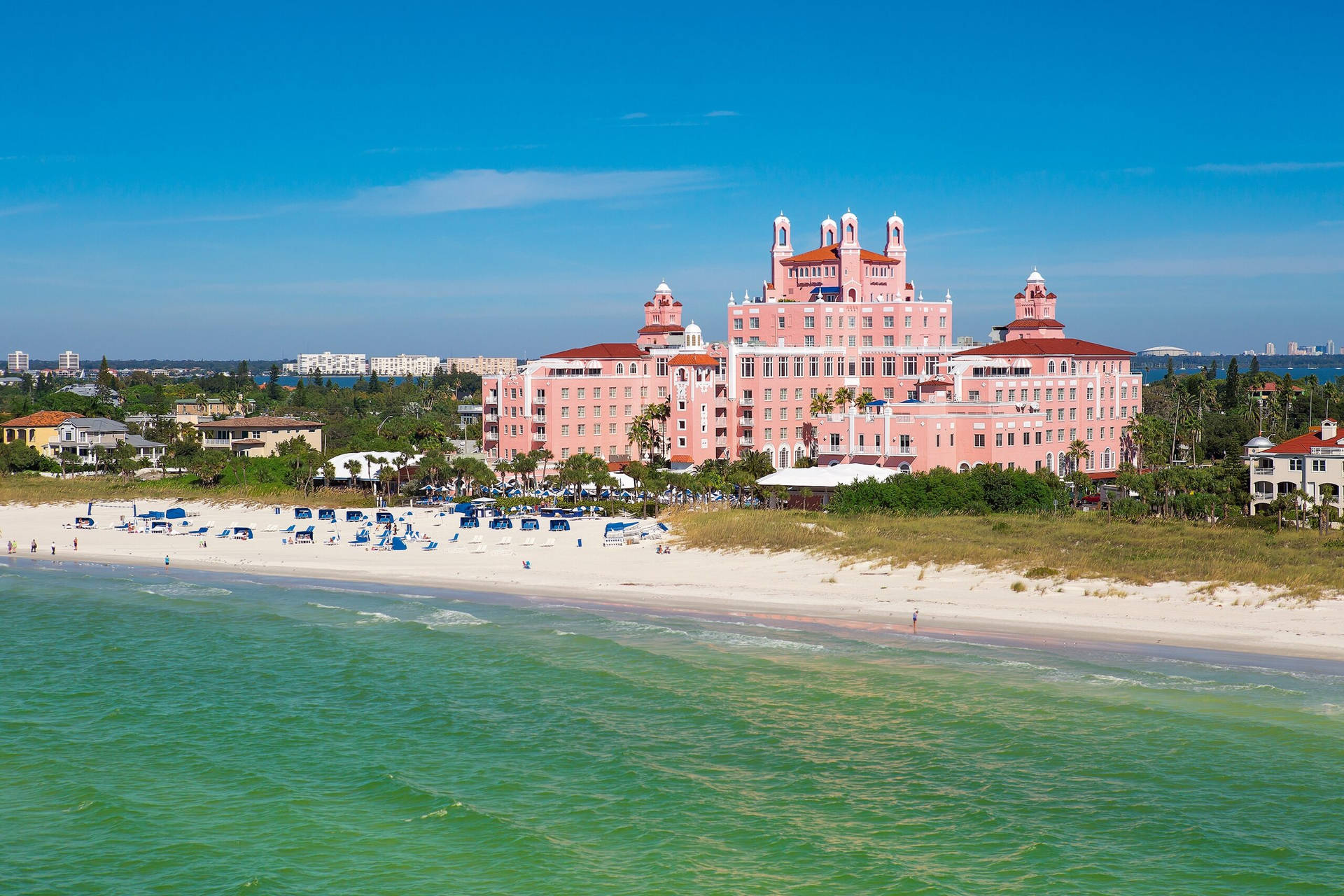 A Tranquil View Of Beach At St. Petersburg, Florida