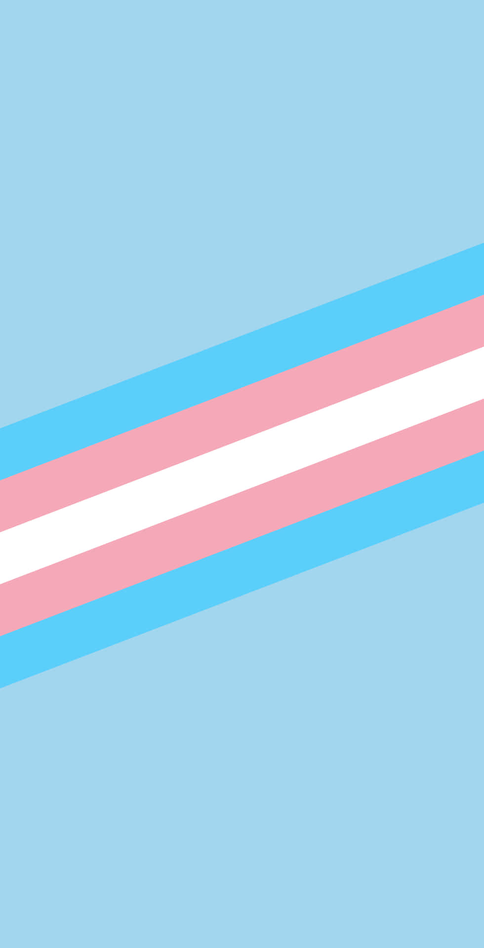 A Transgender Flag On A Blue Background