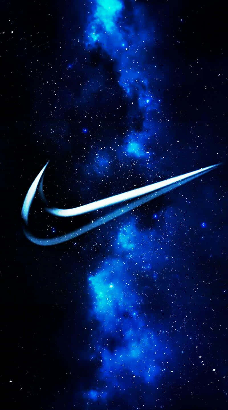 A Trendy Blue Nike Wallpaper For Sports Enthusiasts Background