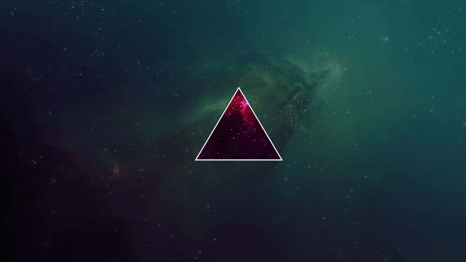A Triangle With A Pink Background Background