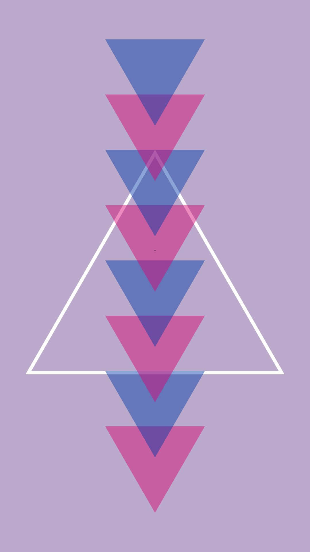 A Triangle With Pink And Purple Colors Background