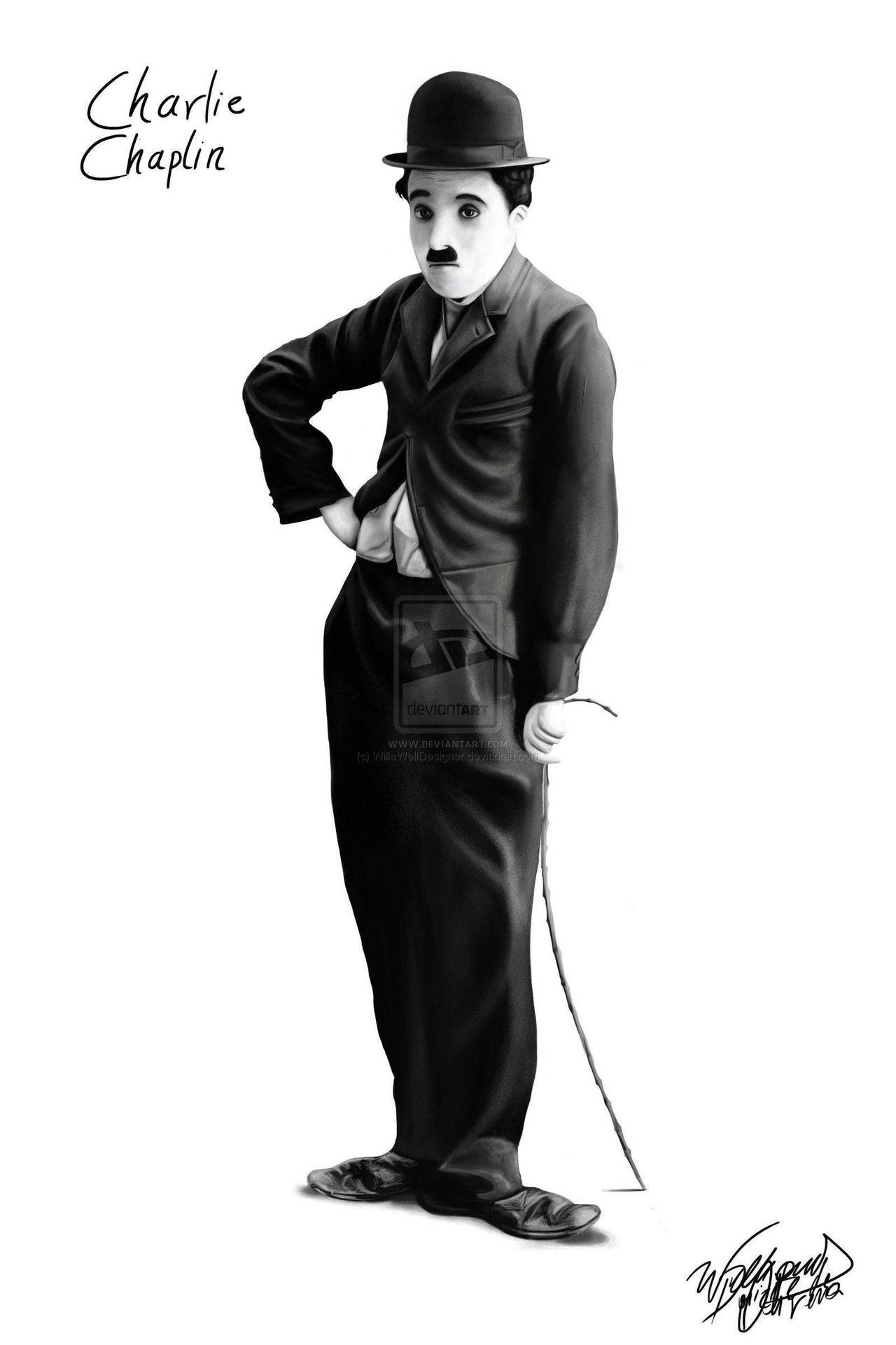 A Tribute To The Funny Genius, Charlie Chaplin Background