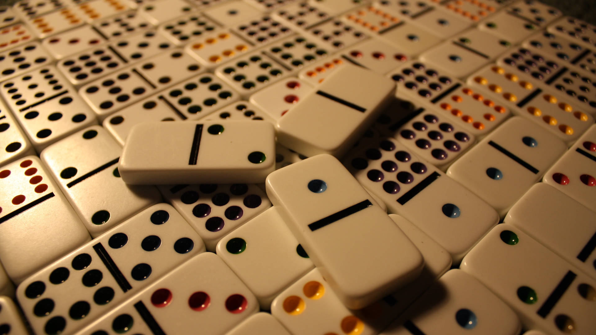A Trio Of Dominos In Strategic Alignment