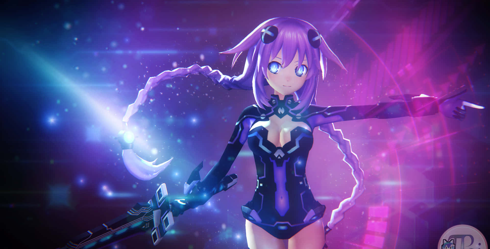 A Trio Of Goddesses In The Anime Hyperdimension Neptunia