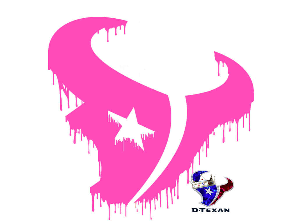 A Triumphant Houston Texans Logo Celebrating Their Afc South Victory Background