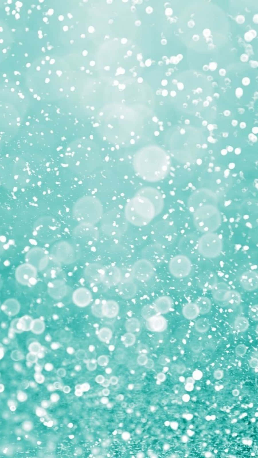 A Turquoise Background With White Bubbles Background