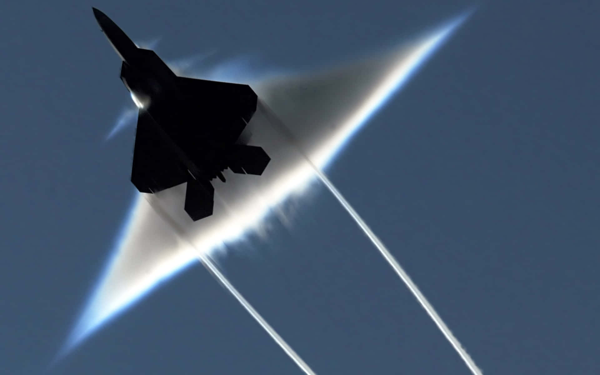 A U.s. Air Force F-22 Raptor Performs Aerial Acrobatics During An Airshow