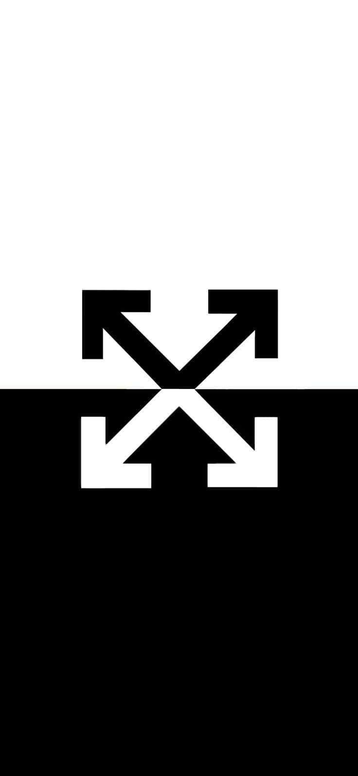 A Unique Blend Of Half Black, Half White Background Background