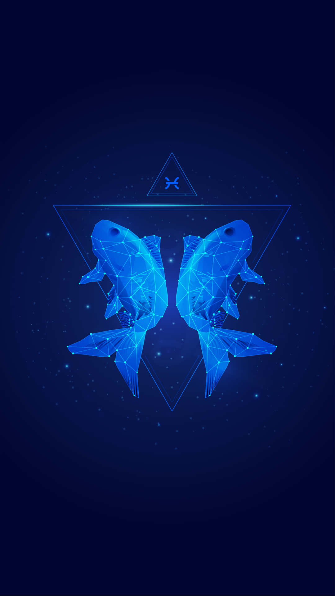 A Unique Take On The Classic Pisces Symbol Background