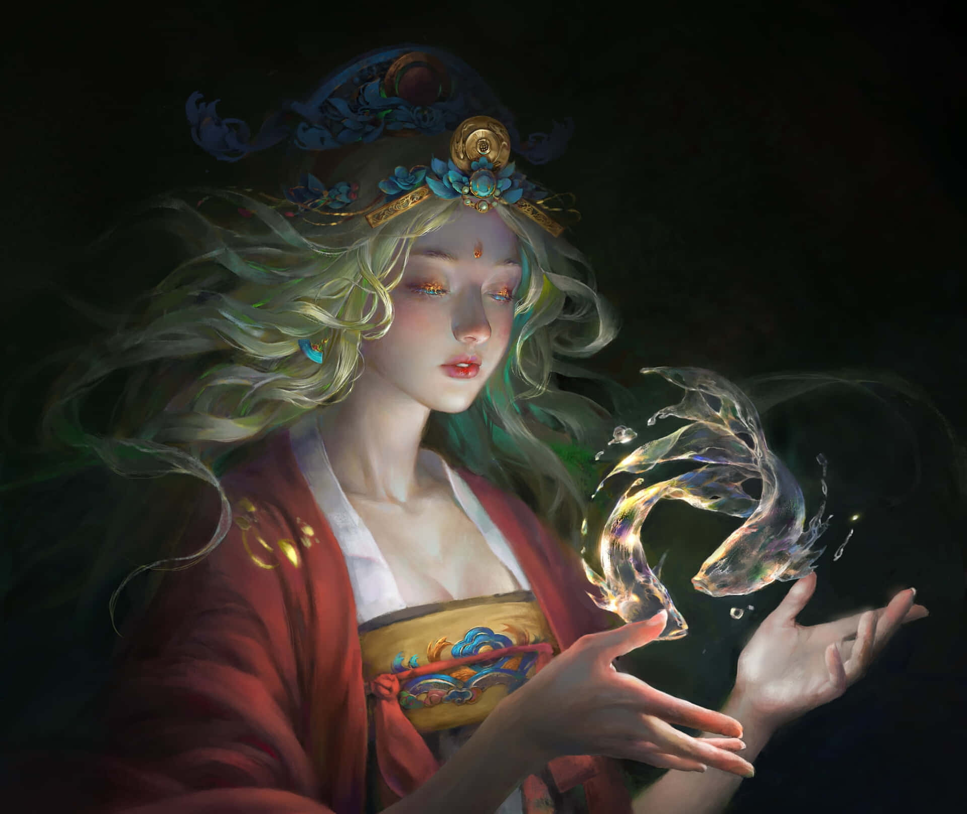 A Unique Visualization Of Pisces Background