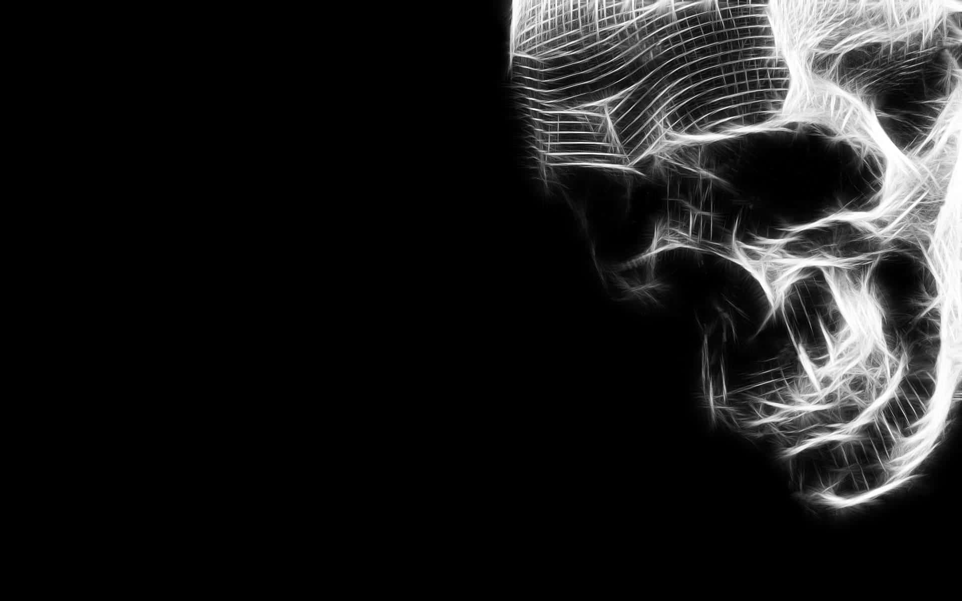 A Uniquely Colored Skull Background