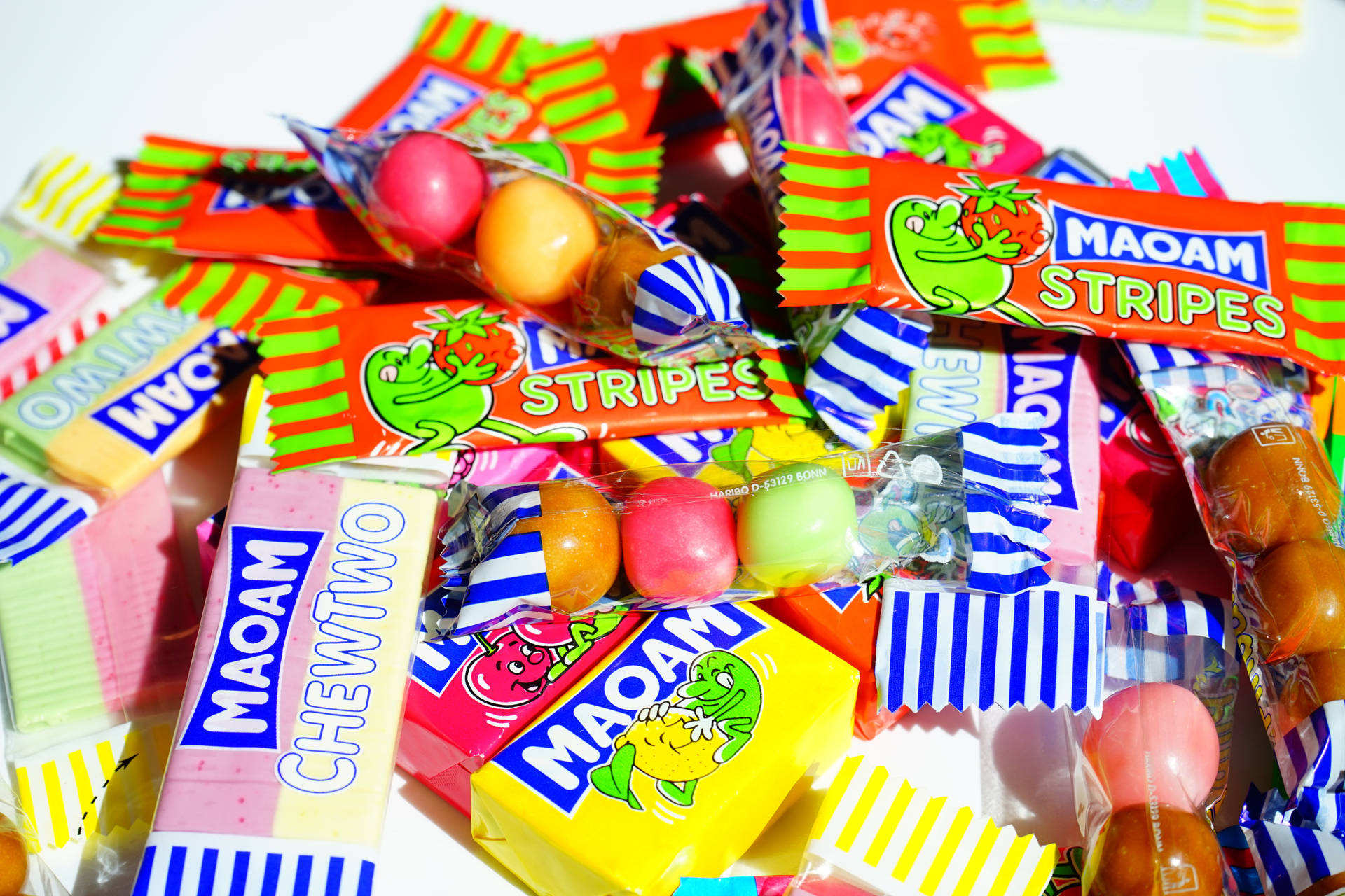 A Variety Of Chewy Maoam Candies