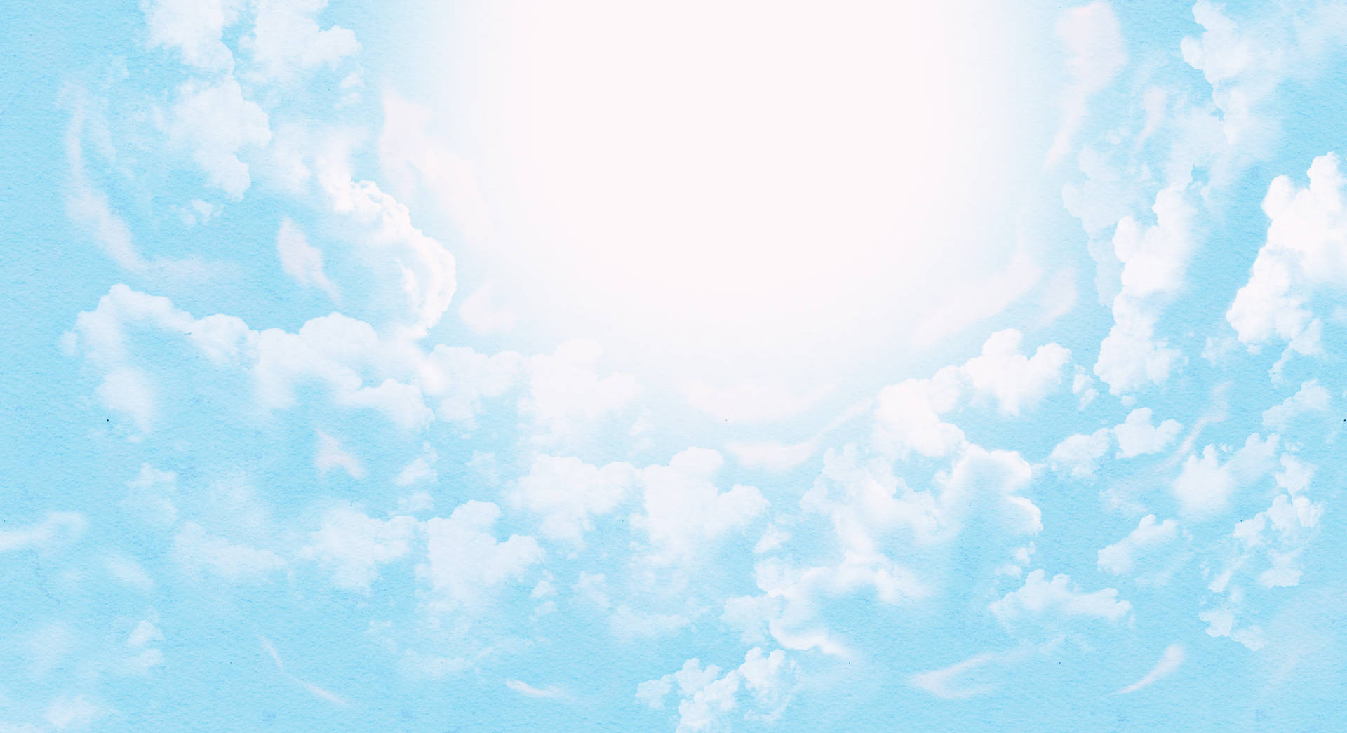 A Vast Blue Sky Surrounds The Heavenly Clouds Background