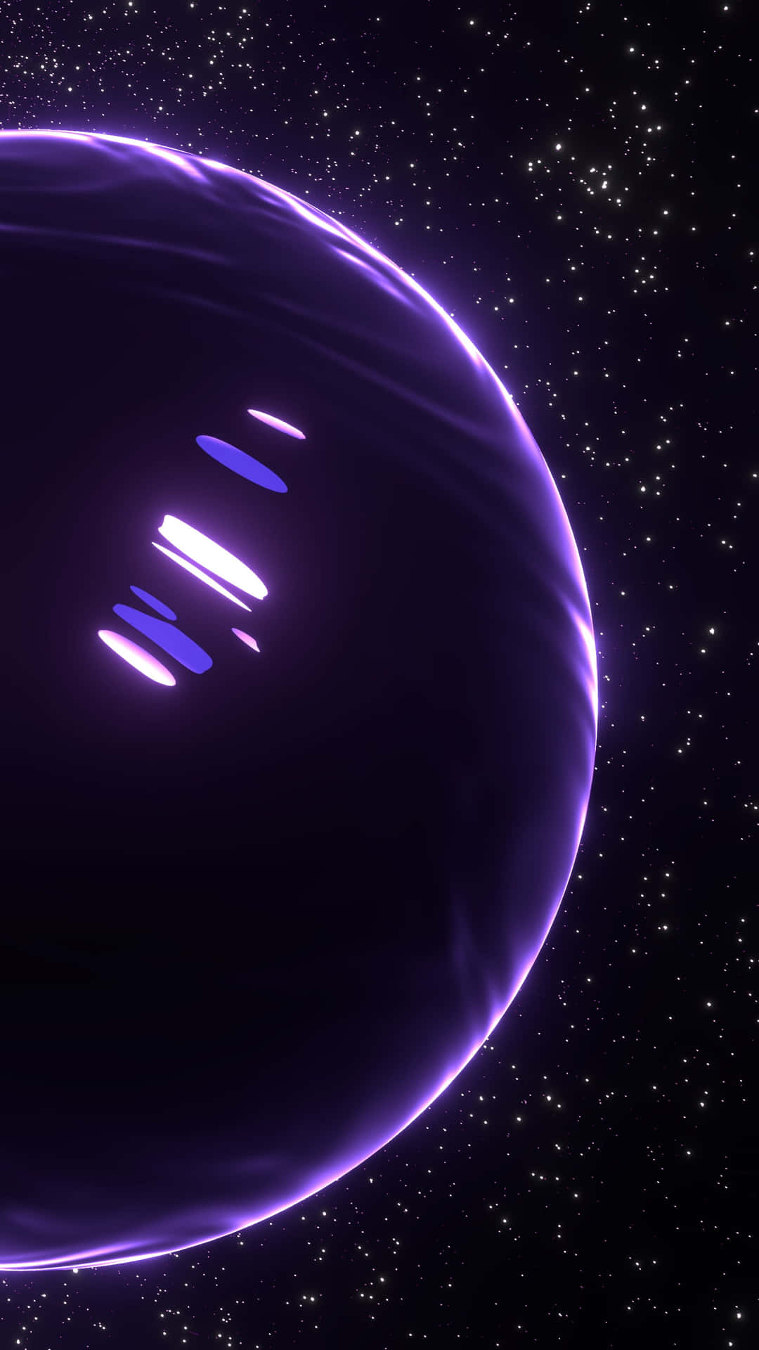 A Vast Universe Of Colors Glimmering In The Night. Background