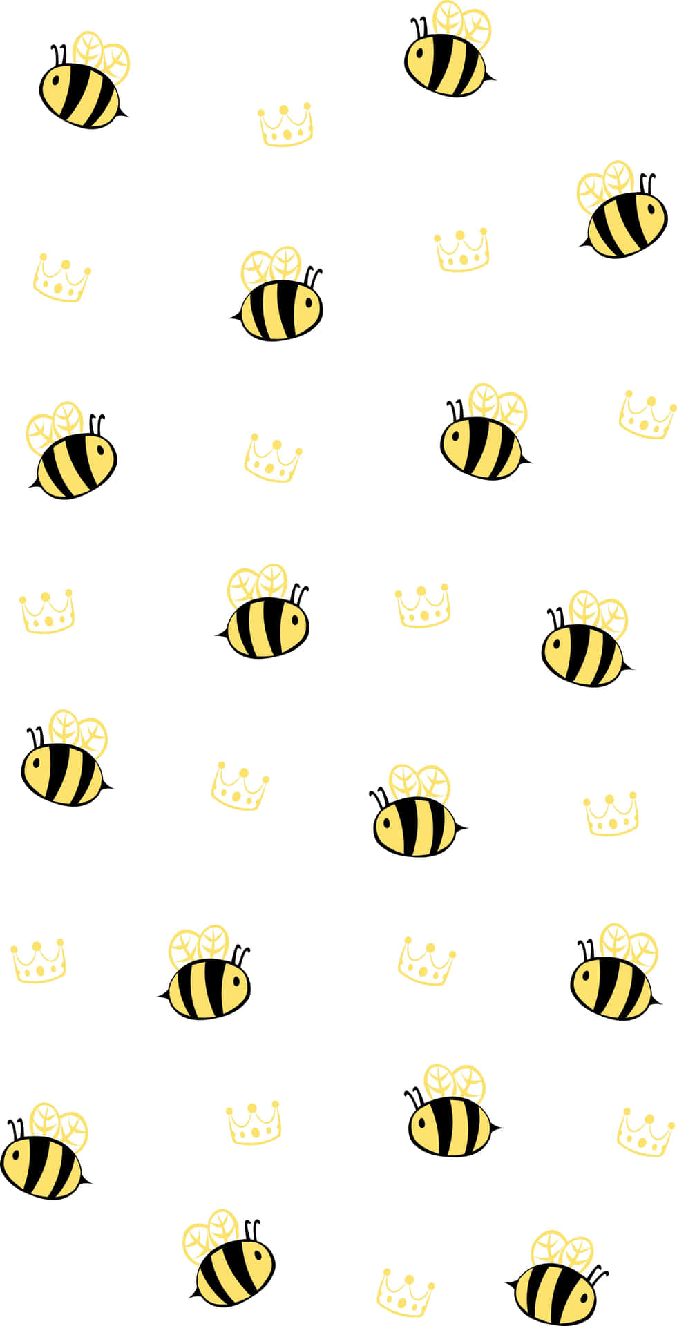 A Vibrant Aesthetic Bee On A Flower Background