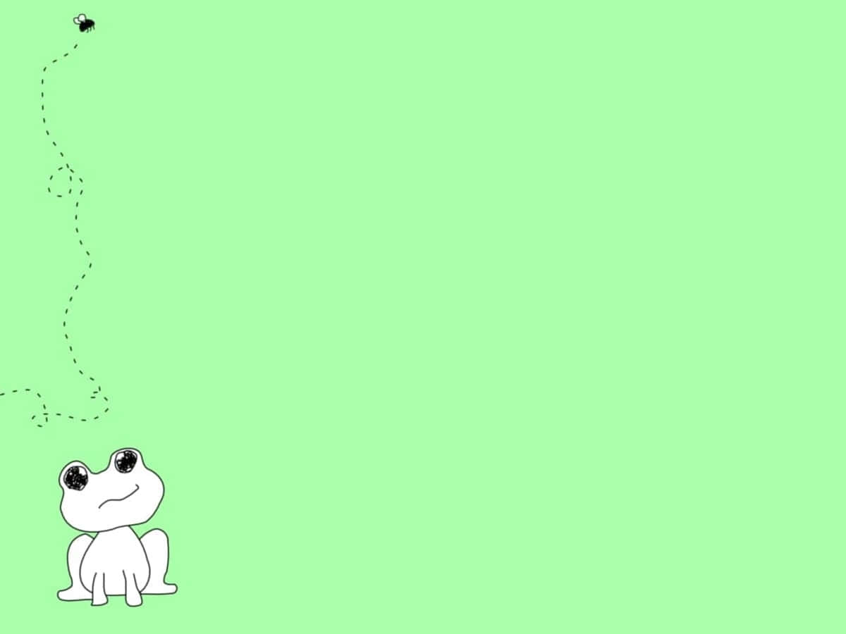 A Vibrant Aesthetic Frog