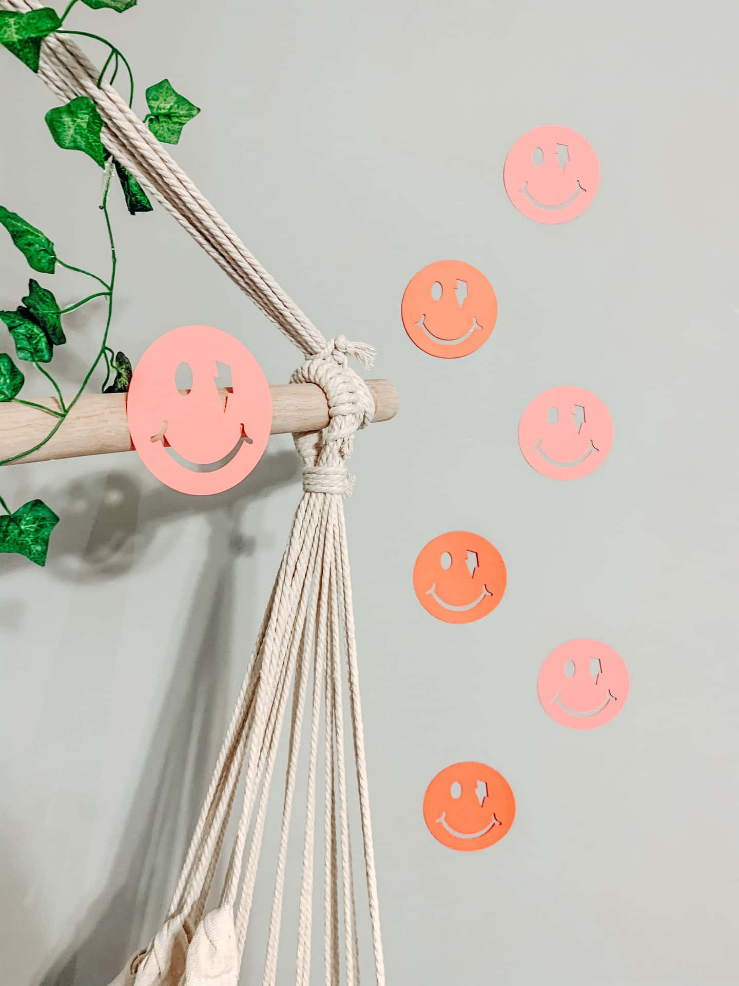 A Vibrant Aesthetic Smiley Face Artwork Background