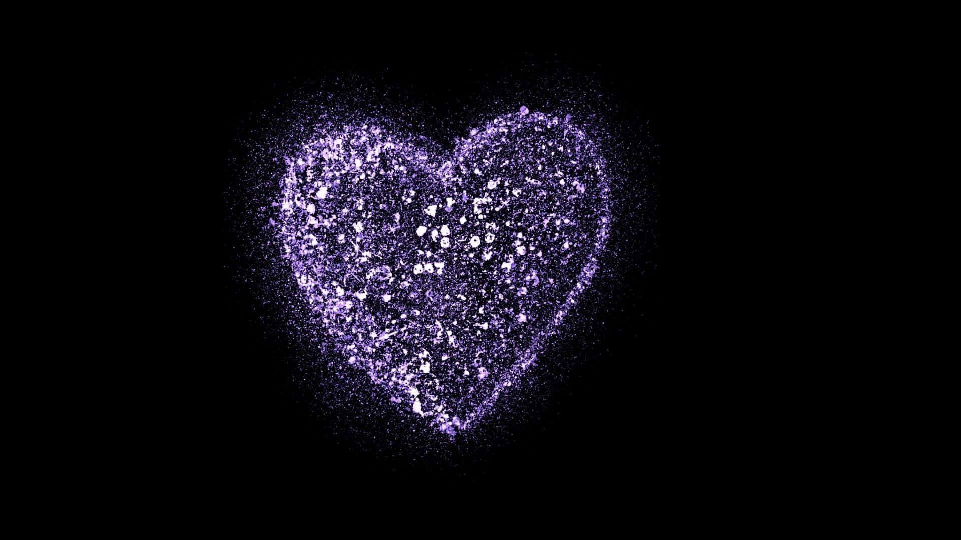 A Vibrant And Sparkling Splash Of Royal Purple. Background