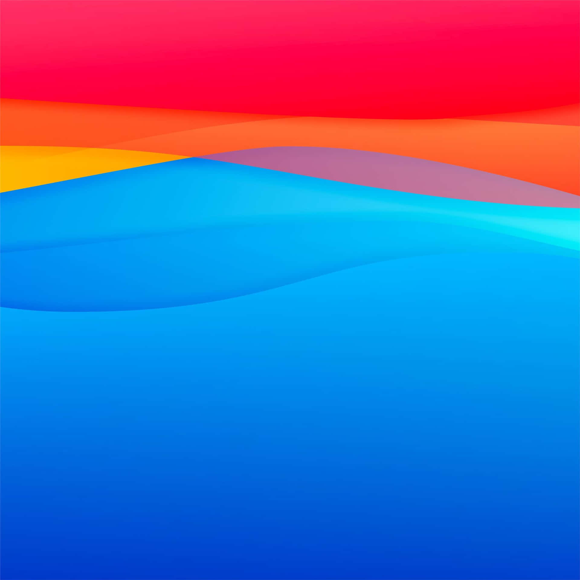 A Vibrant Blend Of Orange And Blue Merging In Harmony. Background