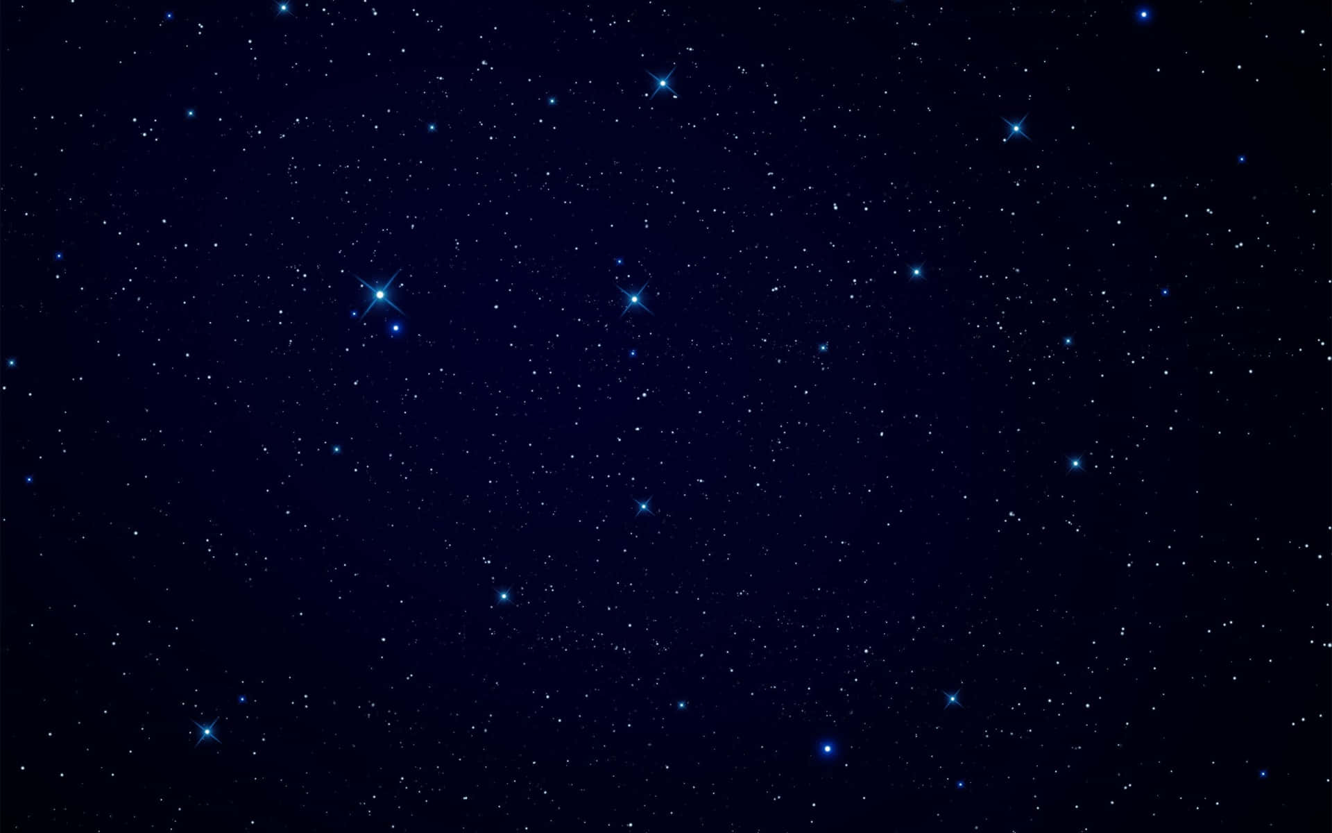 _ A Vibrant Blue Star Shines Brightly In The Night Sky._