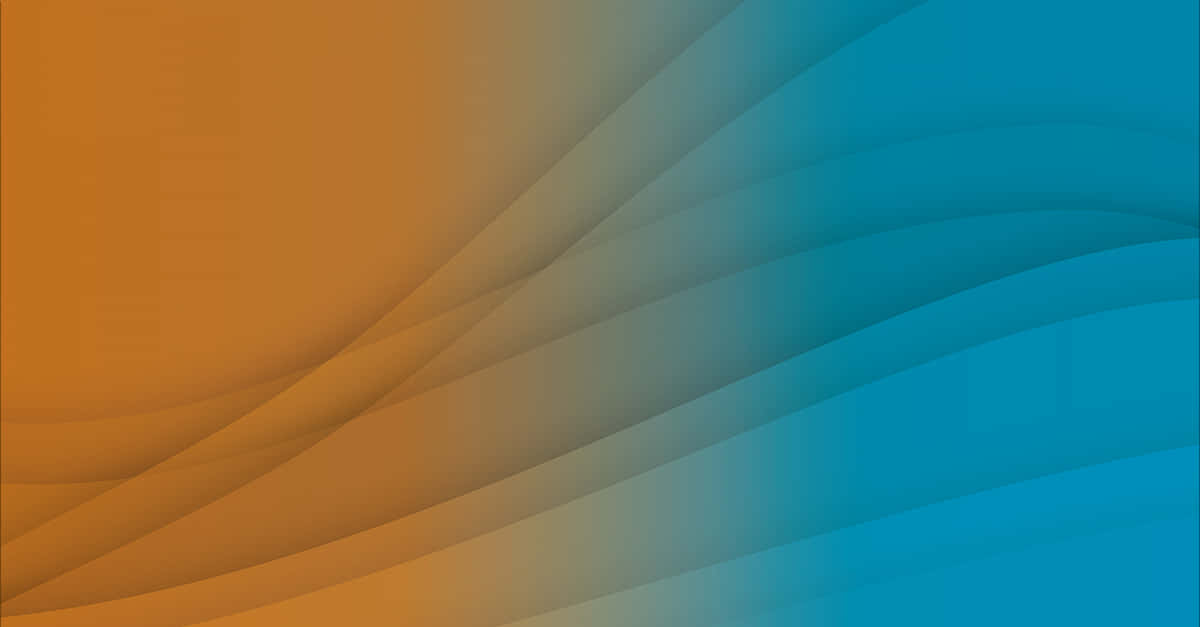 A Vibrant Color Combination Of Orange & Blue Background