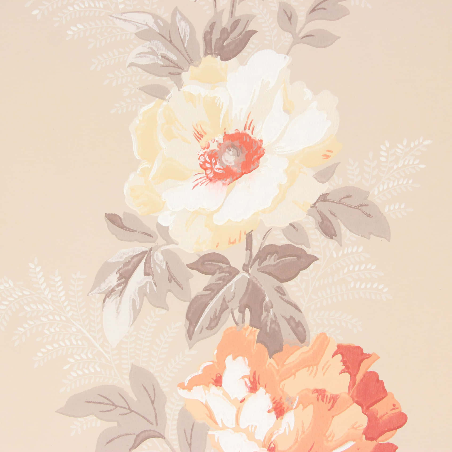 A Vibrant Color Palette Of Peaches And Oranges, With Subtle Hints Of Pink, Red And Purple. Background